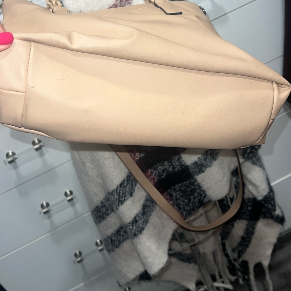 Simply Vera Vera Wang Beige Woven Tote Bag - Picture 7 of 14